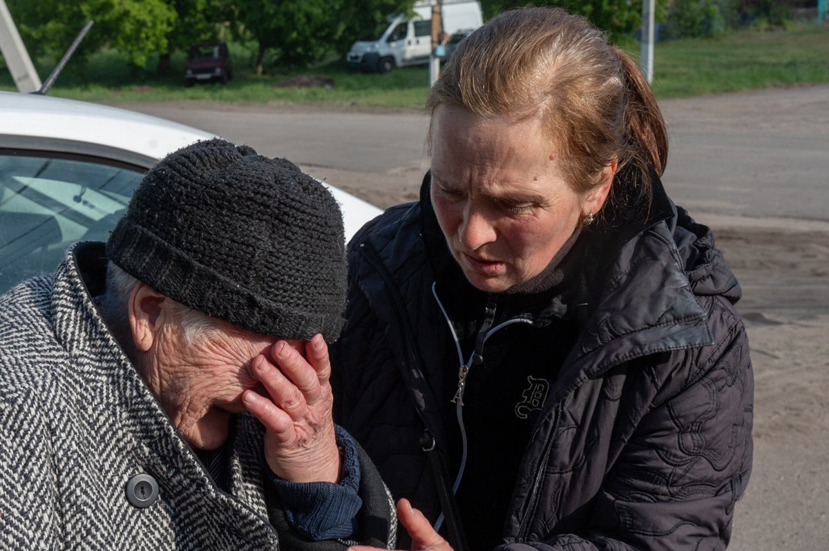 Эвакуация местных жителей в Волчанске, 12 мая 2024 года. Фото: Stringer / Anadolu / Abaca Press / DDP Images / Vida Press