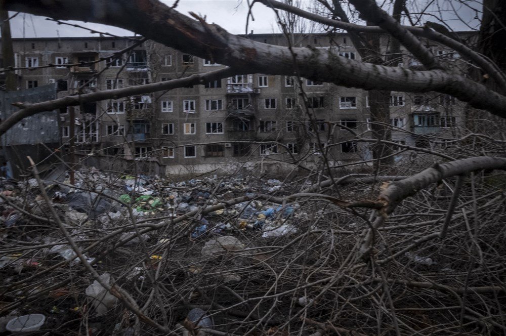 Разрушенное здание в Угледаре. Фото: ЕРА