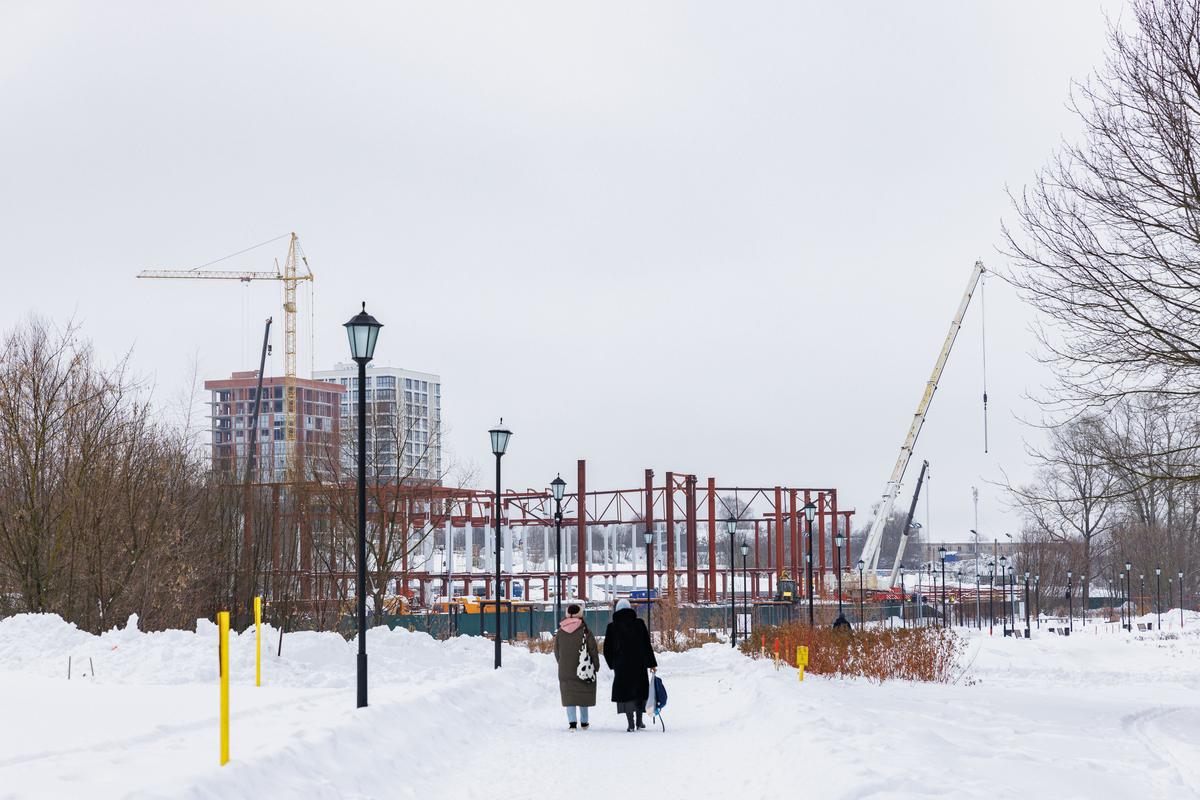 Стройка на новой набережной. Фото: Елена Георгиева