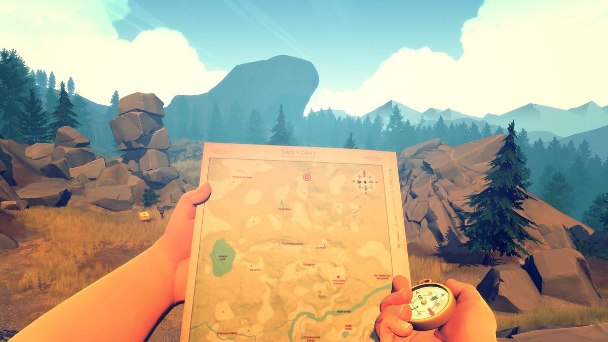 Firewatch. Иллюстрация: firewatchgame.com